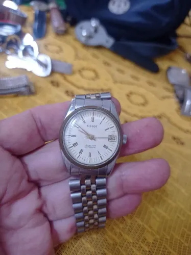 TISSOT SEASTAR automático estilo Rolex em perfeito funcionamento coroa assinada date orig