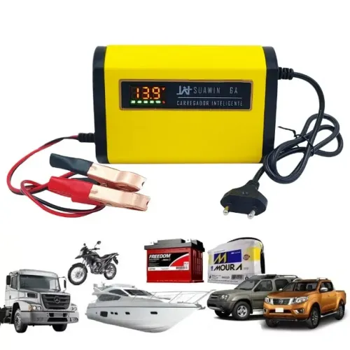 Carregador de Bateria 12v Veícular com Tomada