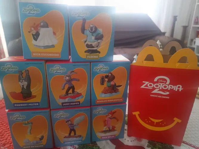 Coleção completa Zootopia 2 - MC Donald's