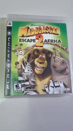 Jogo Madagascar Escape 2 Africa PS3 Midia Física Original Usado