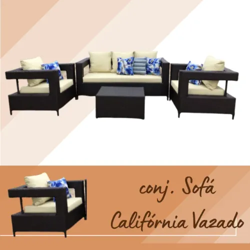 CONJUNTO DE SOFÁ CALIFORNIA