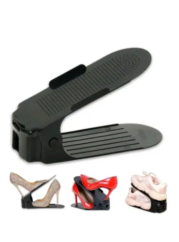 Organizador de sapatos empilhável - Otimize seu espaço!