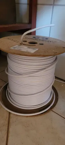 Cabo Coaxial Cabletech Rge-06 90% Branco + ou - 200 Metros 80221
