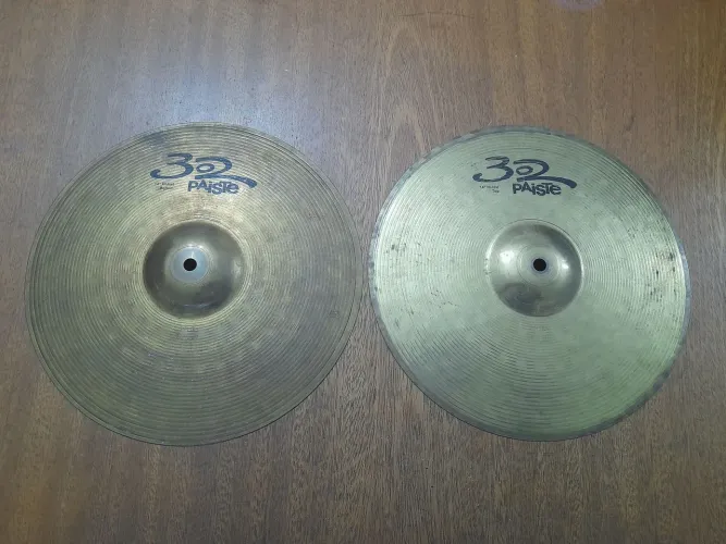 Par de pratos Paiste  Hi-Hat 14 . Brass