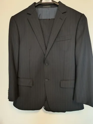 Terno Italiano Calvin Klein 44 azul Rica de Giz Muito bonito