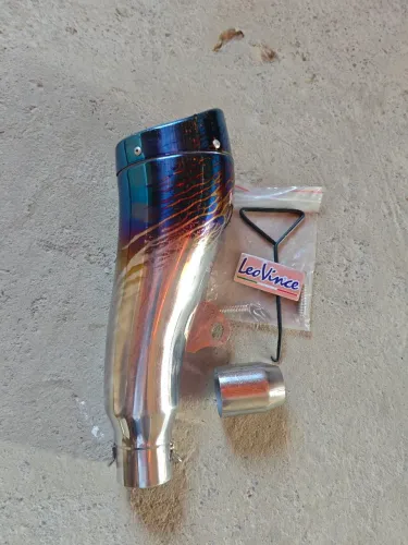 Escapamento Leo Vince universal 51mm para cb Twister Hornet 