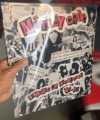 Vinil Motley Crue Decade of Decadence '81-'91 - LP Duplo original da época 1991