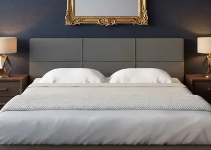 em promoção nova cabeceira estefani cinza a pronta entrega 