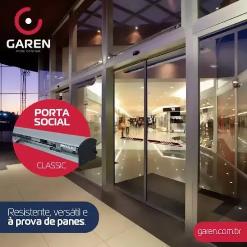 Manutenção em porta social automatica