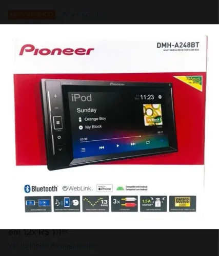 Multimídia Pioneer DMH-A248BT