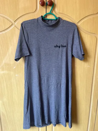 Vestido de malha cinza!!