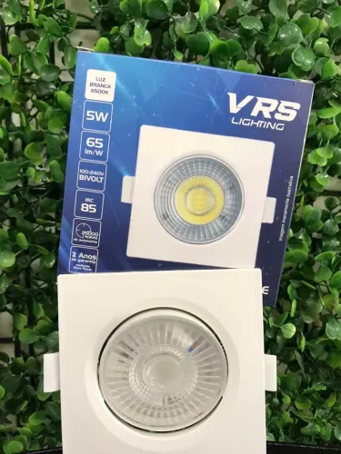 Dicroica Spot 5w 65lm QD LUZ BRANCA 6500K VRS 25MIL Horas 2 anos de garantia 