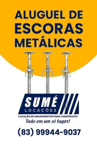 Aluguel de escoras metálicas