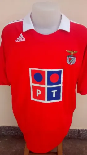 Camisa Benfica Adidas 2006-2007 Futebol Usada