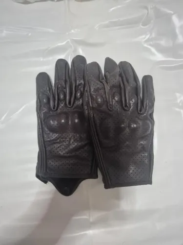 Luvas de Couro Original Moto tamanho grande - novas