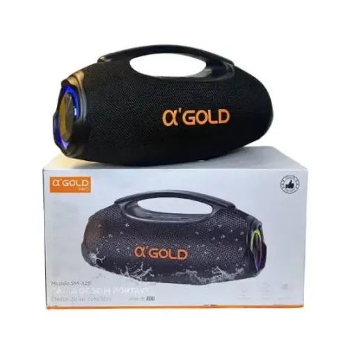 Caixa de Som Portátil A'GOLD SM-32B