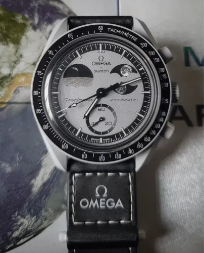 Relogio Swatch X Omega Moonswatch Mission To Earthphase