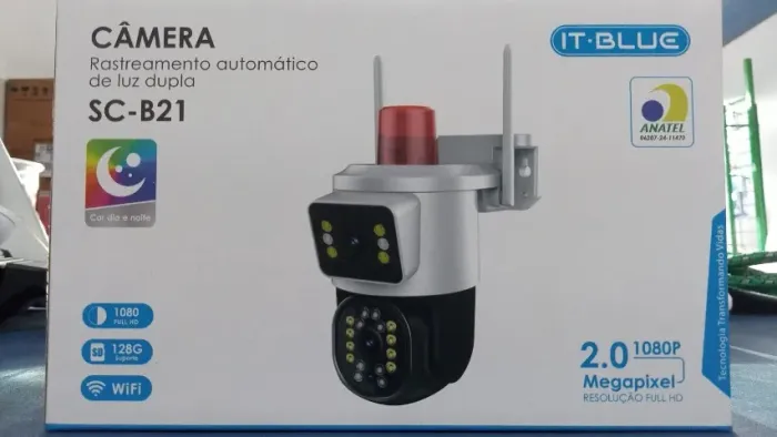 CÂMERA RASTREAMENTO AUTOMÁTICO DE LUZ DUPLA SC-B21 NOVO LACRADO FRETE GRÁTIS PARA MACEIÓ