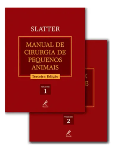 Livro Manual de Cirurgia de Pequenos Animais - Slatter