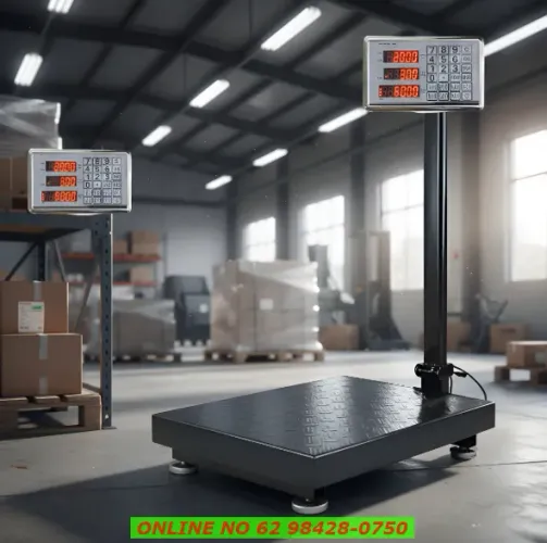 Balança Plataforma 150kg 400x300m Com Garantia