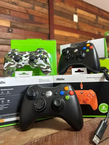 Controle Xbox 360 PC TV Switch Wireless incrível! ENTREGAMOS COM GARANTIA 