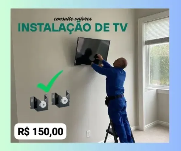 Suporte de TV com instalação