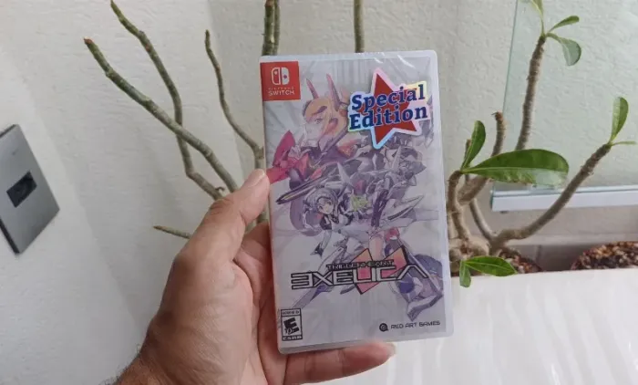 Jogo Triggerheart Exelica Switch Nave Shmup Lacrado Americano