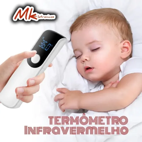 Termômetro Infravermelho Digital - Medição Rápida e Segura