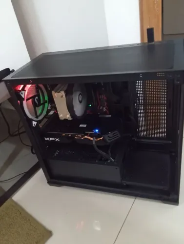 Pc Gamer Ryzen 5 5500 Placa de Video RX 580 8GB 16GB RAM NVME 1TB
