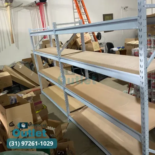 Mini porta pallet - estante comercial para estoque de caixas