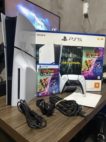ps5 slim com leitor completo