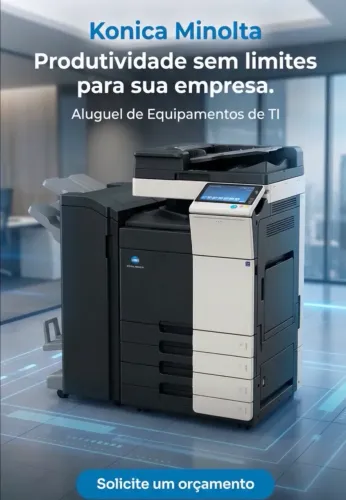 Locação de equipamentos de TI- Impressoras, computadores e etc.
