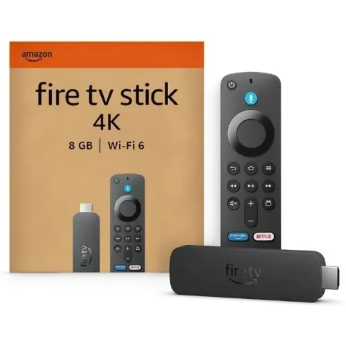 Fire TV Stick 4K - 8 GB - Wi-Fi 6 - Original - Lacrado