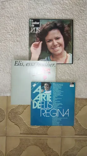 Discos de Vinil da cantora Elis Regina.