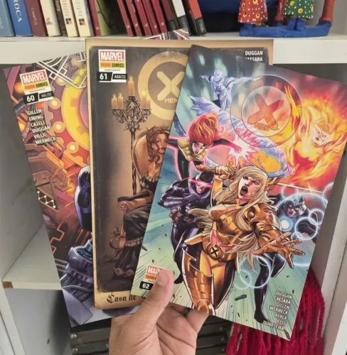Lote quadrinhos Marvel X-Men - volumes 60, 61 e 62