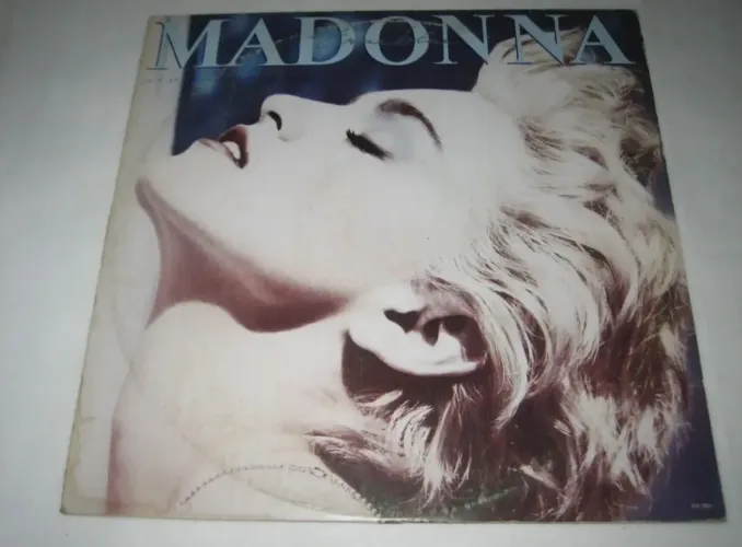 LP MADONNA- POSTER ENCARTE TRUE BLUE