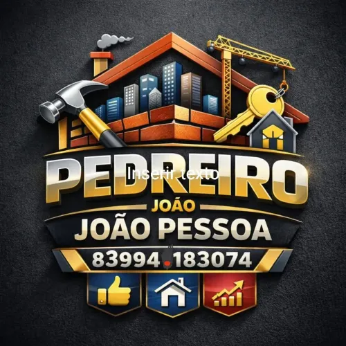 PEDREIRO PROFISSIONAL EM JOÃO PESSOA | Reforma, Acabamento e Construção do Zero