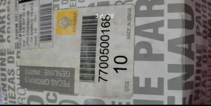 Jogo velas originais Renault k4m ou compatíveis