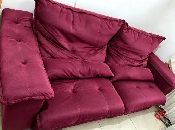 Sofá retrátil 5 lugares super confortavel