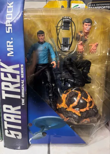 figura de ação articulada do Sr. Spock da série original de Star Trek