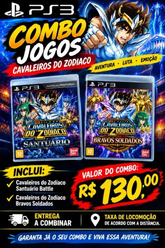 Combo cavaleiros do zodíaco ps3