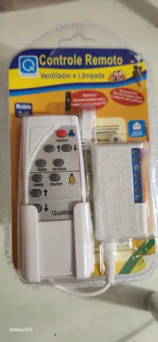 Controle ventilador de teto 