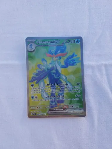 Carta pokemon: Quaquaval -EX rara ultra 235/193