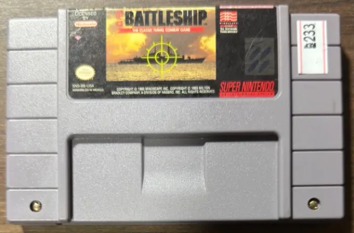Super Battleship Original SNES Super Nintendo 233 Original Importado