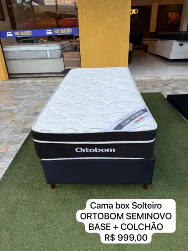 Cama Box Solteiro Ortobom SEMINOVO com ENTREGA