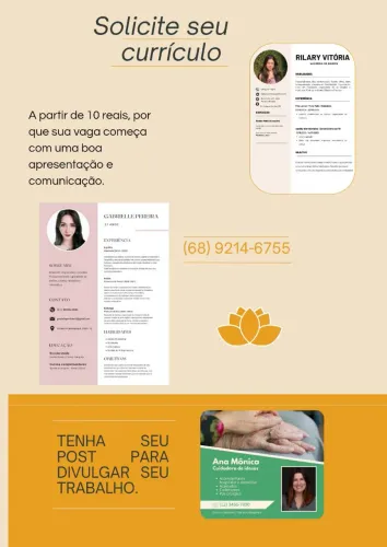 Faço currículos, por que sua vaga começa aqui.