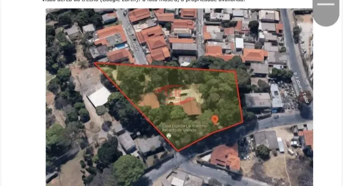 AREA à venda, Tirol - Belo Horizonte/MG