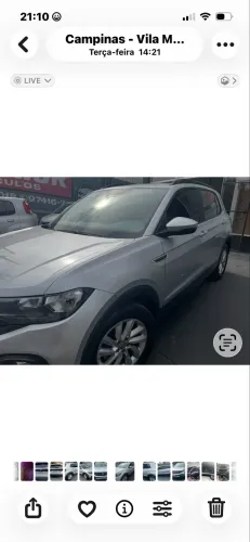 Volkswagen T-Cross Sense 1.0 TSI Flex 5P Aut. 2021