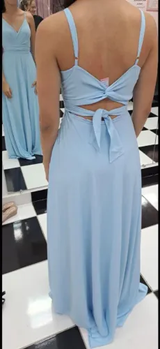 Vestido Azul longo