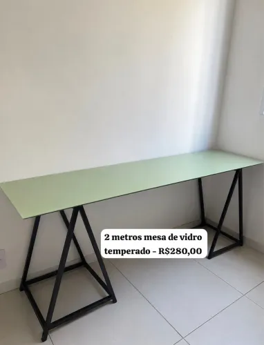 Mesa Escritório vidro